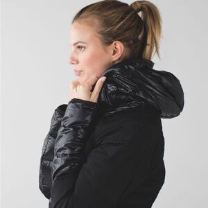 Lululemon 800 Fill Goose Down pullover Puffer Jacket – Black – Size 6